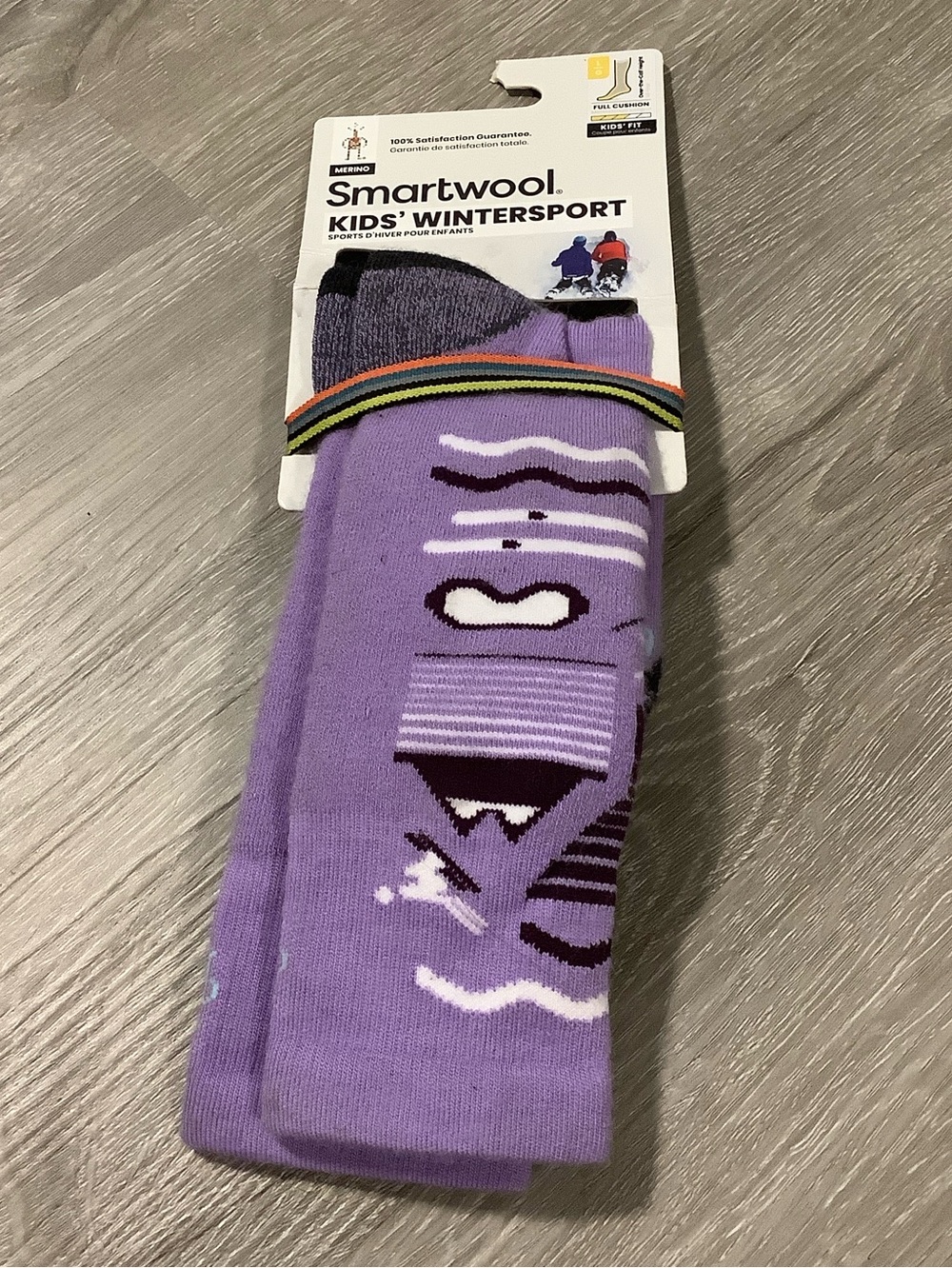 Smartwool Purple Kid's Wintersport Full Cushion Socks